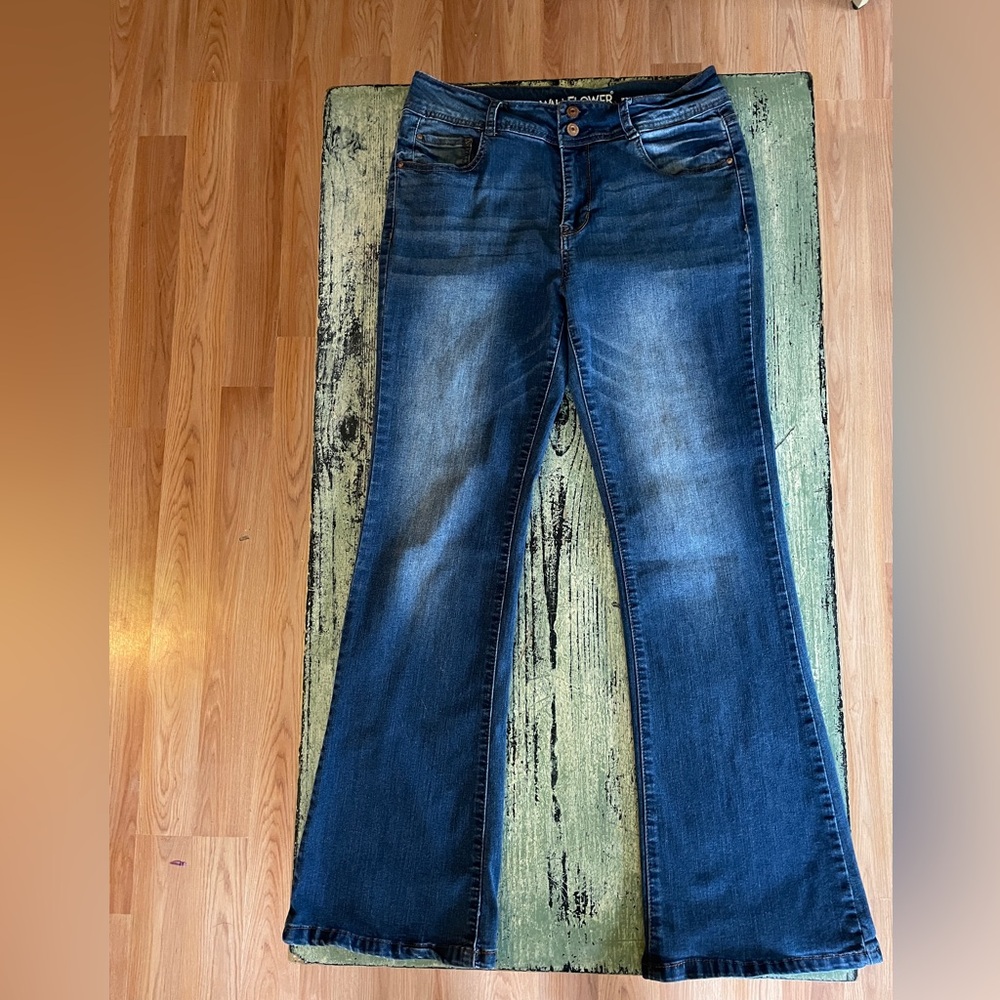 Wallflower Blue Flare Jeans